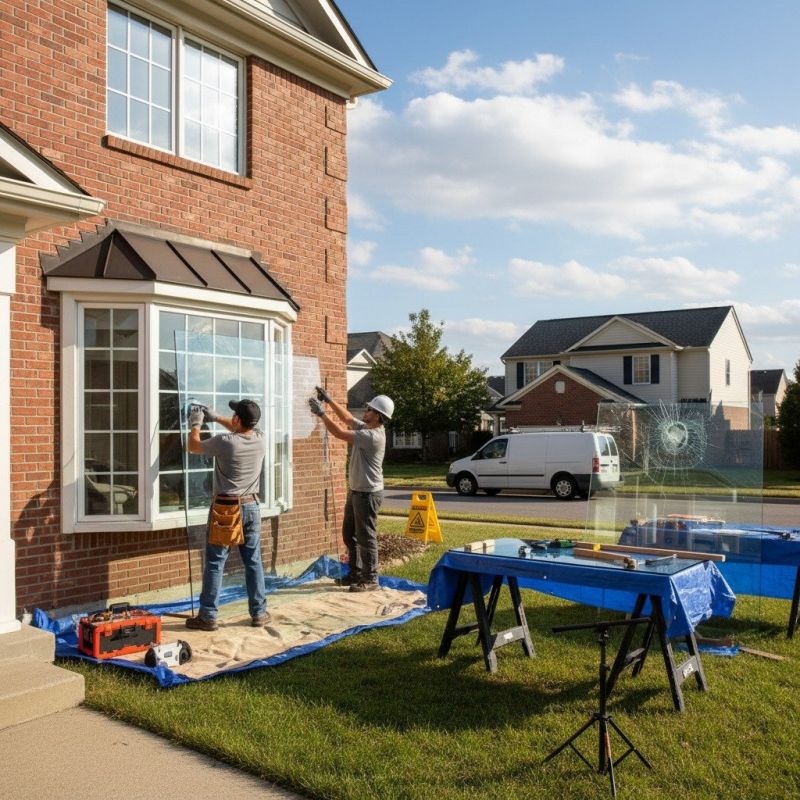 Bow Window Repair detail